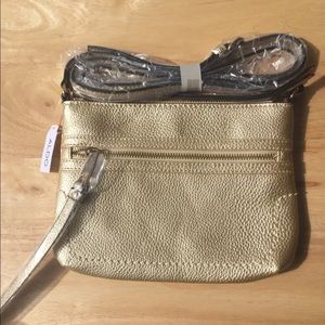 New Aldo small gold purse.